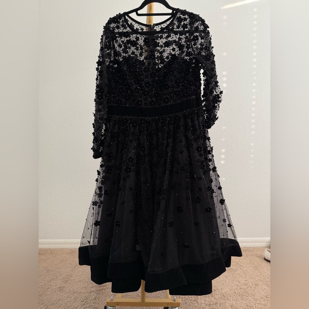 Floral Embelished Dress